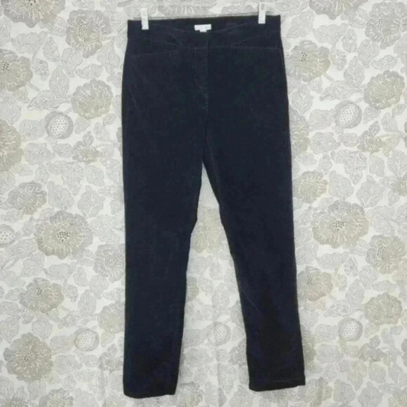 J. Jill Corduroy Slim Straight Black‎ Women's Pants 4 - Picture 1 of 7